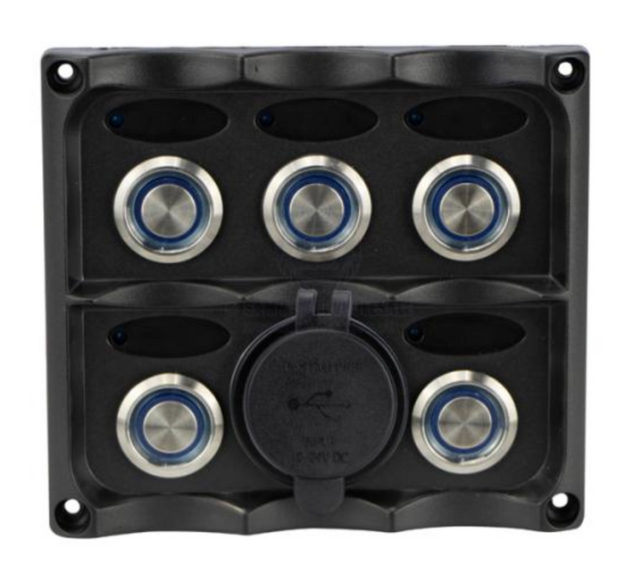 RELAXN SWITCH PANELS - SPLASHPROOF S/S PUSH BUTTON