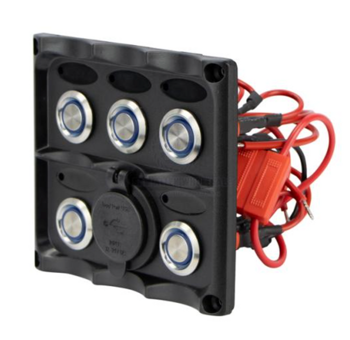 RELAXN SWITCH PANELS - SPLASHPROOF S/S PUSH BUTTON
