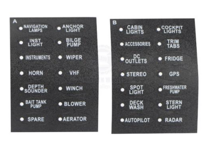 RELAXN SWITCH PANELS - SPLASHPROOF S/S PUSH BUTTON