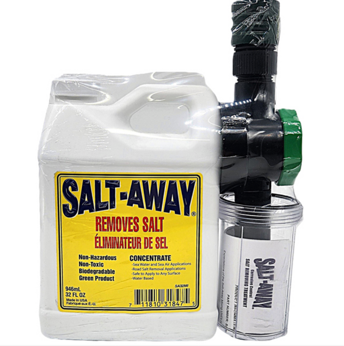 Salt-Away Starter Kit – 946mL Concentrate & Inline Mixing Unit - Bosuns Boat