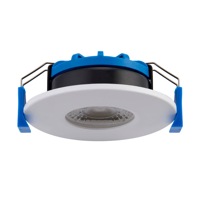 Saxby 103174 ShieldSLIM 4CCT LED Dimmable Downlight  7W, Adjustable Colour Temperature, Energy Efficient, IP65 Waterproof and Fire Rated