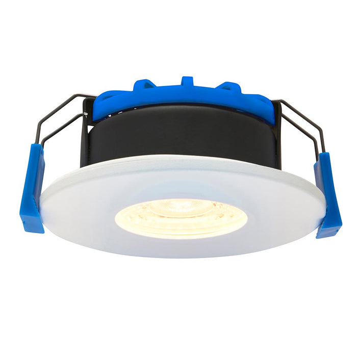 Saxby 103174 ShieldSLIM 4CCT LED Dimmable Downlight  7W, Adjustable Colour Temperature, Energy Efficient, IP65 Waterproof and Fire Rated