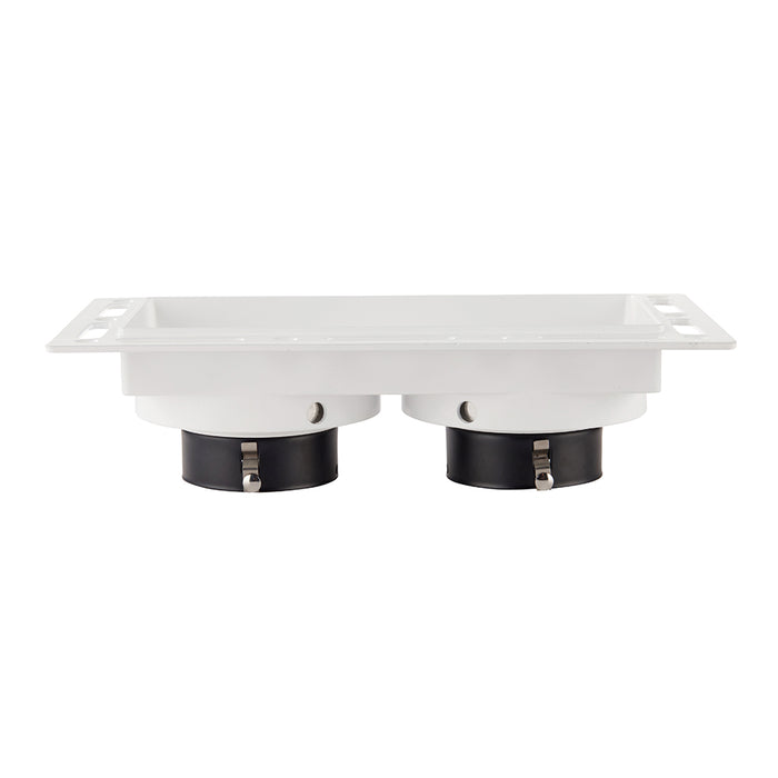 Saxby 94754 Trimless Dimmable Downlight twin 50W - Matt White