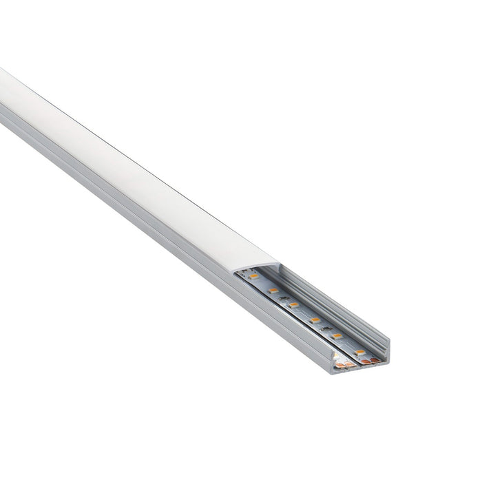 Saxby 97735 RigelSLIM Surface Wide 2m Aluminium Profile-Extrusion Sliver