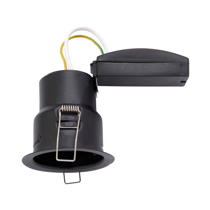 Saxby ShieldONE 50W Fire Rated Dimmable GU10 Downlight in Polished Chrome
