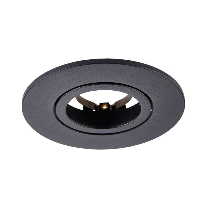 Saxby ShieldONE Tilt/Adjustable, Fire-Rated, Dimmable GU10 Downlight in Matt Black