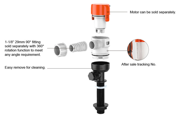 Seaflo 13D Series Livewell/Baitwell Pumps