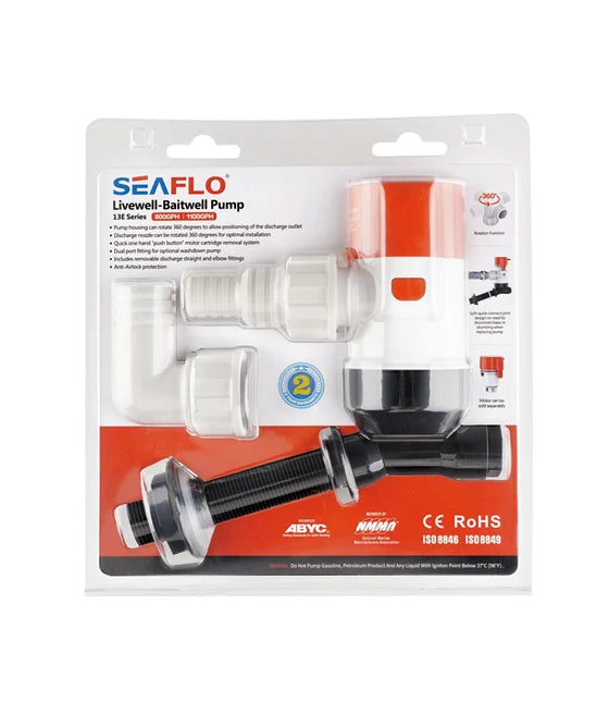 Seaflo 13E Series Livewell/Baitwell Pumps