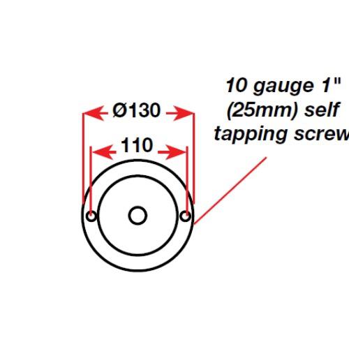 SeaStar Bezel Kit - Quick Connect - 20 - Black