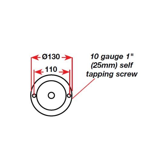 SeaStar Bezel Kit - Safe-T II - 90 - Black