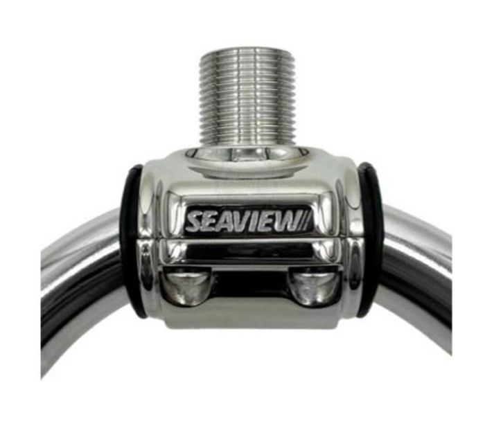 SEAVIEW STAINLESS STEEL RAIL CLAMP 970033 - Bosuns Boat