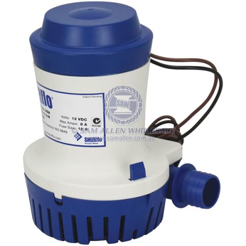 Shurflo large submersible bilge pumps 1500/2000/GPH