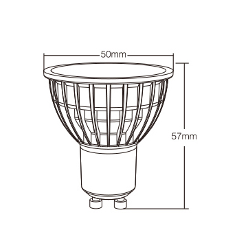 Smart LED GU10 Lamp, 4W, (ML-103)