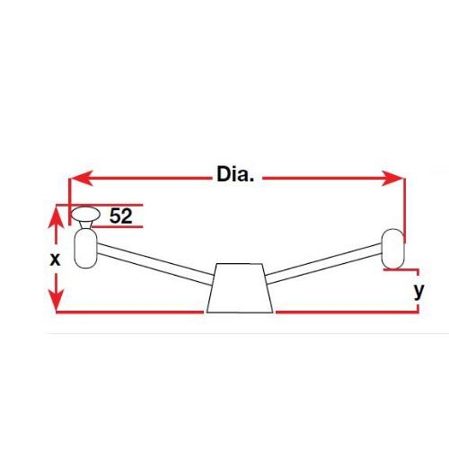 Steering Wheel - Five Spoke Stainless Steel