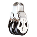 Tersma Double Pulley Block – Nylon BB Sheave and Double Loop Top