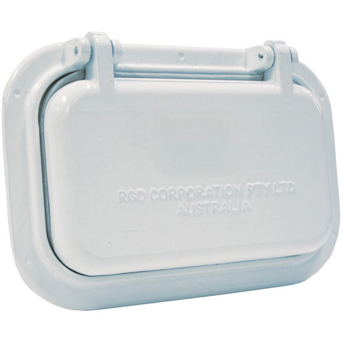 Ventilator / Scupper - White Enamelled Aluminium Alloy