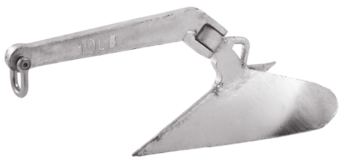 Viper 15kg Galvanised Plough Anchor - Bosuns Boat