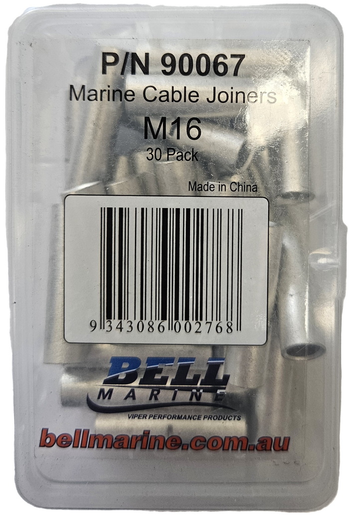 Viper Cable Joiners M16 Tinned Copper - 30 Pack