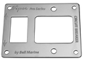 Viper Combo Anchor Switch & Circuit Breaker Faceplate - Polished Stainless Steel
