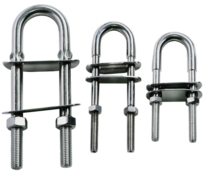 Viper Heavy Duty Stainless Steel Bow U-Bolt - 160 x 60 x 10mm