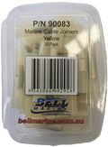 Viper Marine Glue Lined Cable Joiner Yellow - 6-8mm - 30 Pack