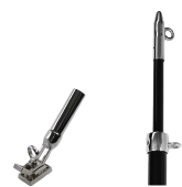 Viper Outrigger Tri-Position Bundle Deck Mount for 2 Stage Pole