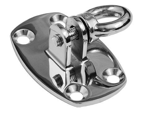 Viper Stainless Steel Flush Mount Deck Bracket with Eye Bolt