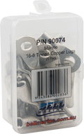 Viper Tinned Copper Lug 16-8mm - 25 Pack