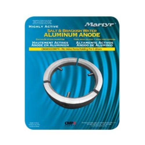 Volvo Type Anode (Alloy) Kit - Volvo Folding Prop 3-blade Enging D25A, B, C, D, E, F