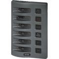 WeatherDeck 12V DC Waterproof Fuse Panel - Gray 6 Positions - Bosuns Boat