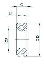 Wichard FRXP30 Friction Ring 30mm – Large Opening