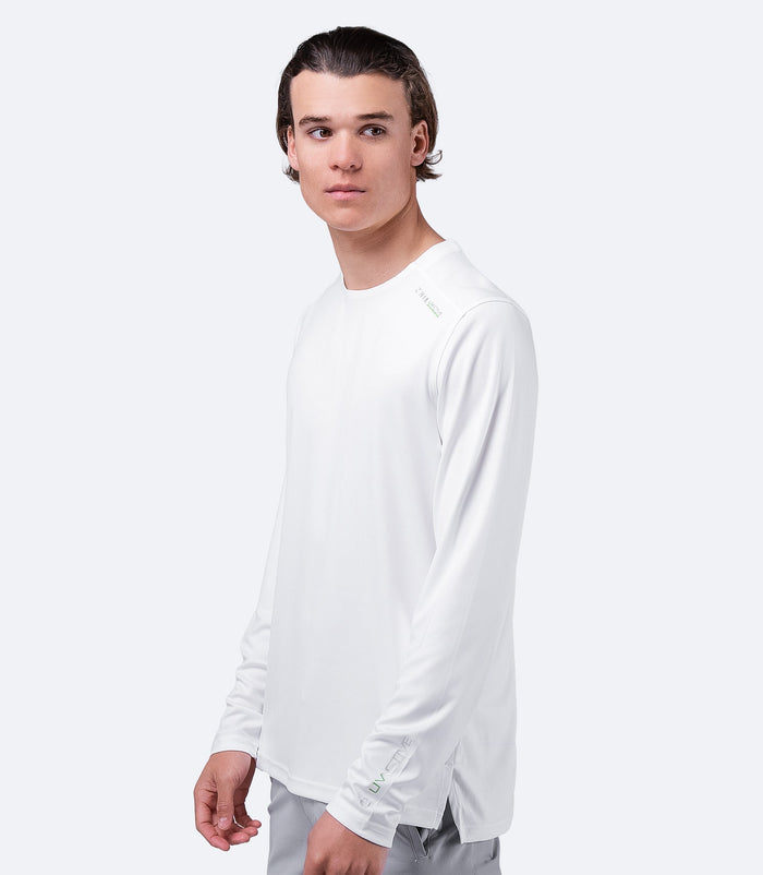 Zhik Mens UVActive Long Sleeve Top - White - Bosuns Boat