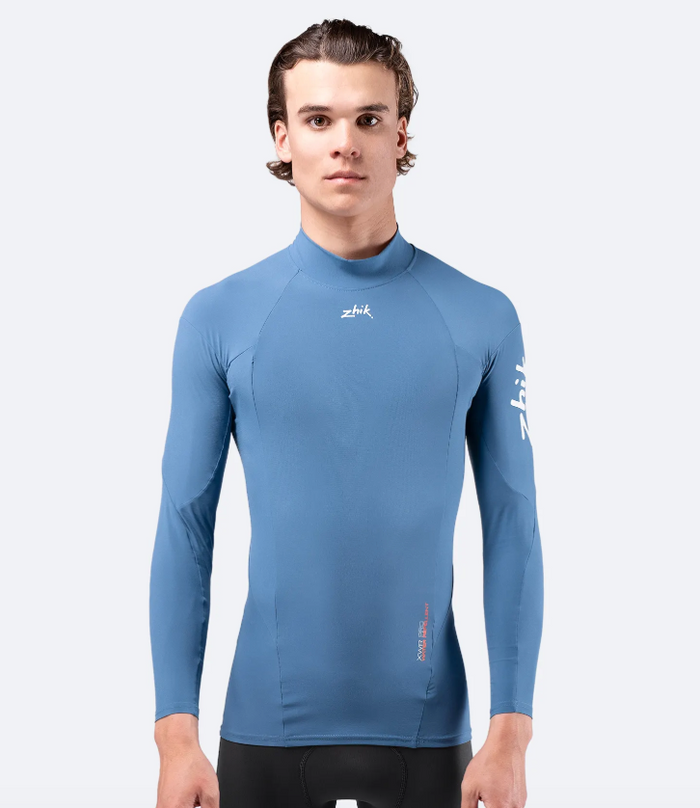 Zhik Mens XWR™ Pro UPF50+ Long Sleeve Water Repellent Top (Deep Blue)