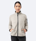 Zhik Womens Knit Fleece Jacket - Light Grey Marle