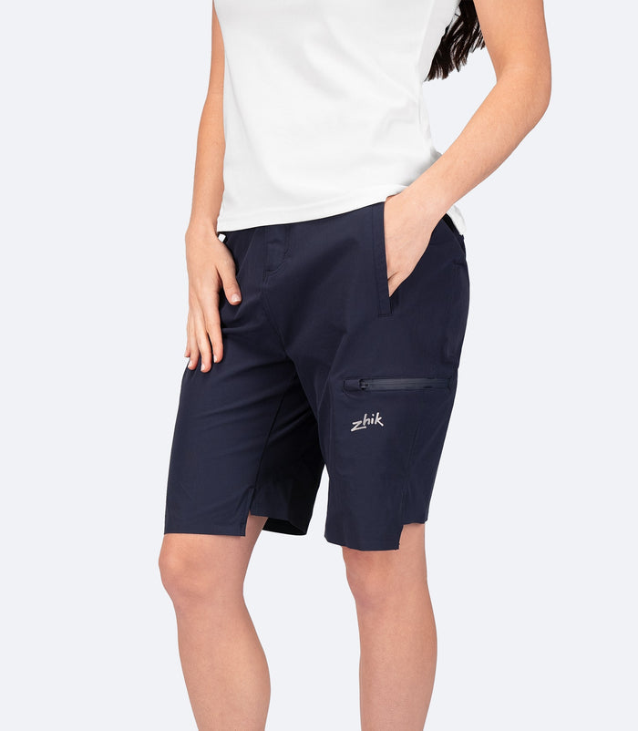 Zhik Womens Navy Deck Shorts - Bosuns Boat