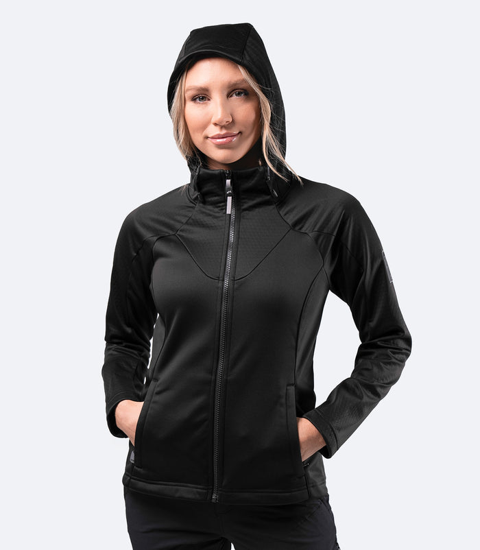 Zhik Womens Tech Hoodie - Black