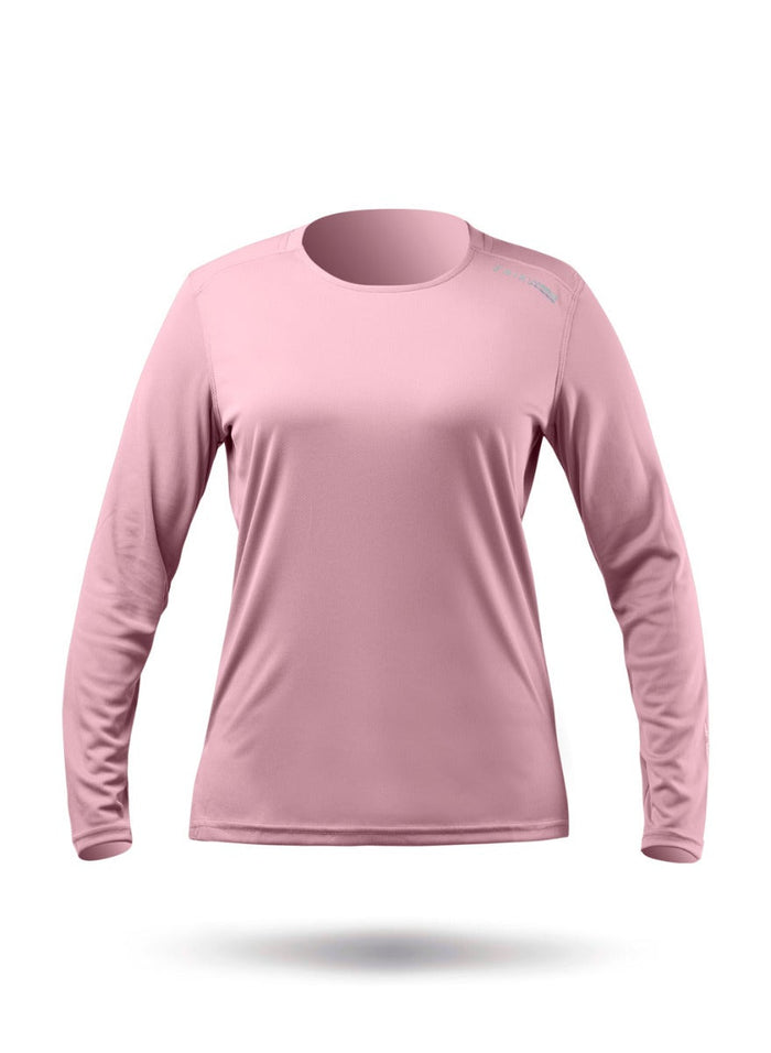 Zhik Womens UVActive Long Sleeve Top - Pink-XLG